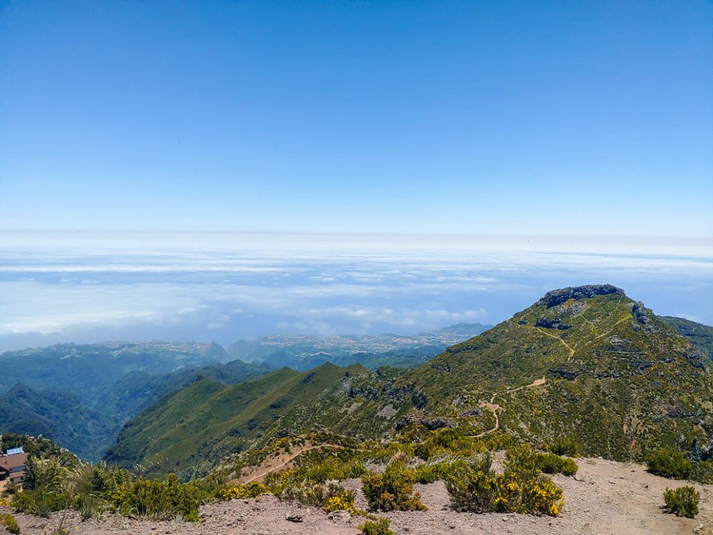 Miradouros bij de Pico Ruivo Madeira uitzichtpunten miradouros 