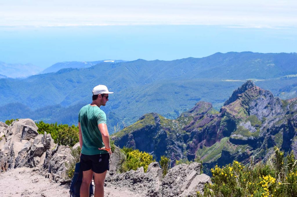 Miradouros bij de Pico Ruivo Madeira uitzichtpunten miradouros 